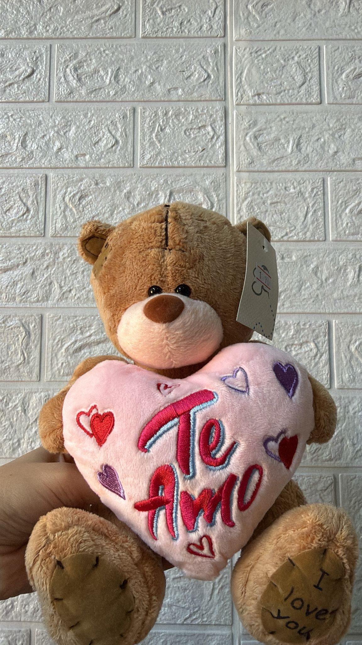 PELUCHE TE AMO
